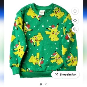 Child's Pokémon Christmas Sweatshirt Small